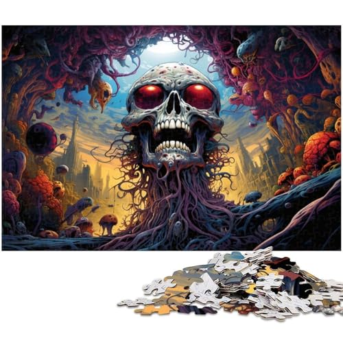 Puzzle für Erwachsene 1000 Teile Höllendämon erwacht Holzpuzzle lustiges Geschenk 1000 Teile (75 x 50 cm) von zouxangzz