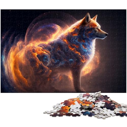 Puzzle für Erwachsene 1000 Teile Husky Puzzle EIN Kunstwerk für Teenager ab 14 Jahren (Größe 38 x 26 cm) von zouxangzz