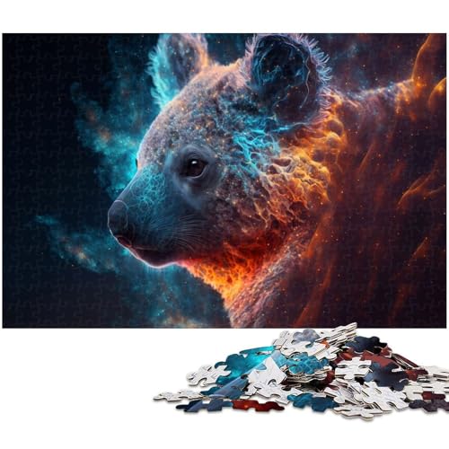 Puzzle für Erwachsene 1000 Teile Koala14 Puzzle für Erwachsene Holzspiele für die ganze Familie Weihnachts und Geburtstagsgeschenke (Größe 75 x 50 cm) von zouxangzz