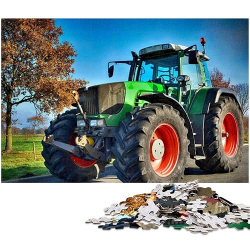 Puzzle für Erwachsene 1000 Teile Landwirtschaftswerkzeuge Traktoren Präzisionsschnitt tolles Geschenk (Größe 75 x 50 cm) von zouxangzz