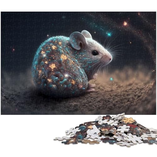 Puzzle für Erwachsene 1000 Teile Maus Puzzle EIN Kunstwerk für Teenager ab 14 Jahren (Größe 75 x 50 cm) von zouxangzz