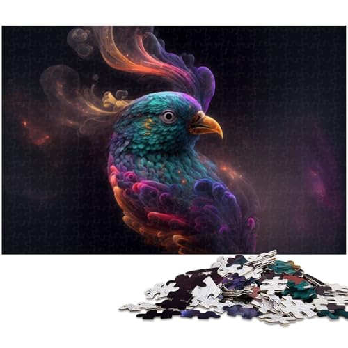 Puzzle für Erwachsene 1000 Teile Papagei präzise geschnittenes Puzzle gutes Geschenk (Größe 75 x 50 cm) von zouxangzz