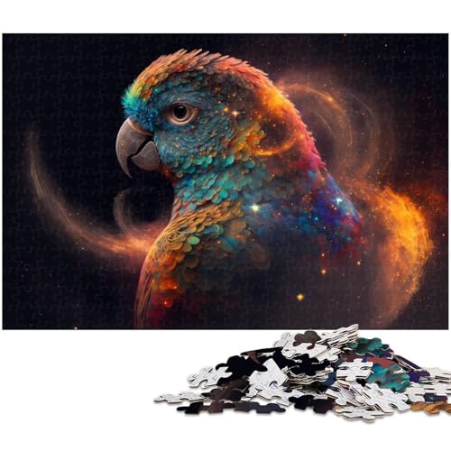 Puzzle für Erwachsene 1000 Teile Papageien Puzzle EIN Kunstwerk für Teenager ab 14 Jahren (Größe 75 x 50 cm) von zouxangzz