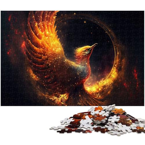 Puzzle für Erwachsene 1000 Teile Phoenix Heimdekoration Puzzle (Größe 75 x 50 cm) von zouxangzz