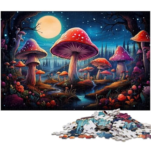 Puzzle für Erwachsene 1000 Teile Pilzwelt Puzzle EIN Kunstwerk für Teenager ab 14 Jahren 1000 Teile (38 x 26 cm) von zouxangzz