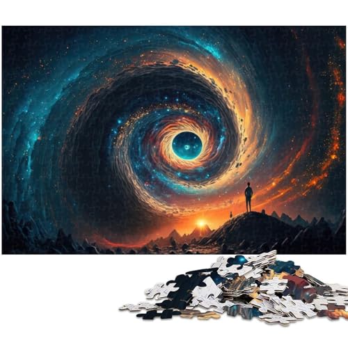 Puzzle für Erwachsene 1000 Teile Psychonaut auf dem Berg Puzzle EIN Kunstwerk für Teenager ab 14 Jahren (Größe 75 x 50 cm) von zouxangzz