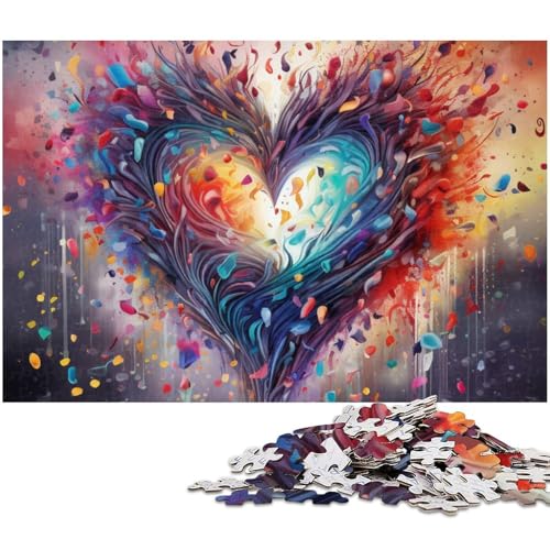 Puzzle für Erwachsene 1000 Teile Regenbogen Fußball Puzzle für Papierpuzzles pädagogisches Spielzeug zum Stressabbau (Größe 38 x 26 cm) von zouxangzz