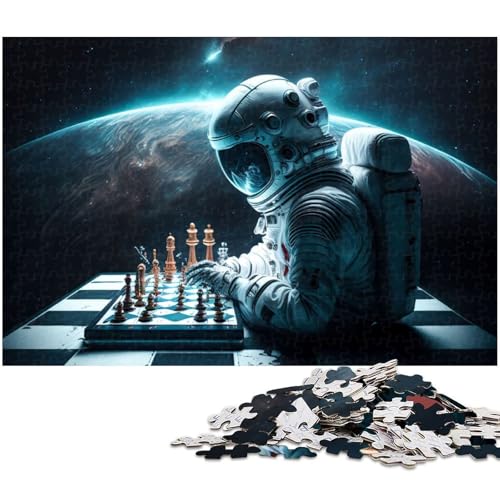 Puzzle für Erwachsene 1000 Teile Schachuniversum Puzzle EIN Kunstwerk für Teenager ab 14 Jahren (Größe 75 x 50 cm) von zouxangzz