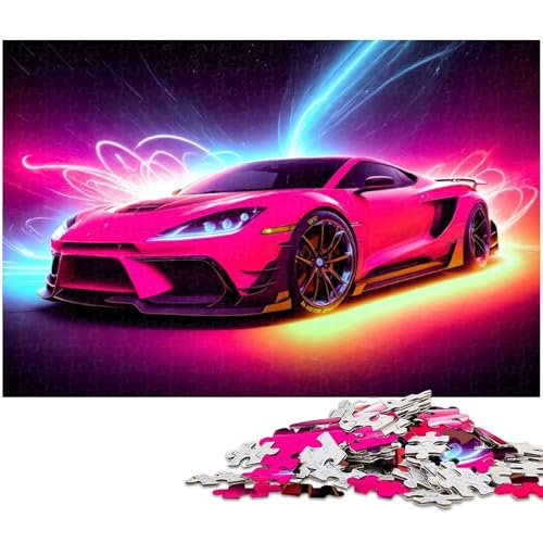 Puzzle für Erwachsene 1000 Teile Sportwagen Puzzle Spielzeug einzigartige Heimdekoration und Geschenke geeignet für Teenager ab 14 Jahren (Größe 38 x 26 cm) von zouxangzz