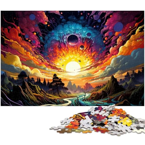 Puzzle für Erwachsene 1000 Teile Stellen Sie Sich eine farbenfrohe psychedelische Landschaft vor Puzzle für Erwachsene Holzspiele für die ganze Familie Weihnachts und Geburtstagsgeschenke 1000 Teile Puzzle für Erwachsene 1000 Teile Stellen Sie Sich eine farbenfrohe psychedelische Landschaft vor Puzzle für Erwachsene Holzspiele für die ganze Familie Weihnachts und Geburtstagsgeschenke 1000 Teile von zouxangzz