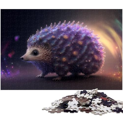 Puzzle für Erwachsene 1000 Teile Tier Igel Heimdekoration Puzzle 1000 Teile (75 x 50 cm) von zouxangzz