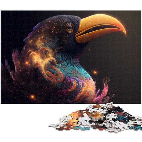 Puzzle für Erwachsene 1000 Teile Tukan Heimdekoration Puzzle (Größe 75 x 50 cm) von zouxangzz