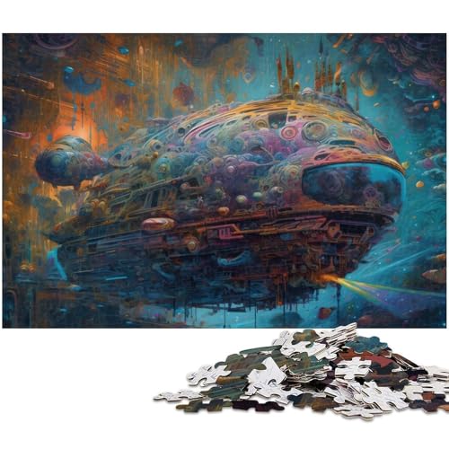 Puzzle für Erwachsene 1000 Teile U Boot Puzzle EIN Kunstwerk für Teenager ab 14 Jahren (Größe 75 x 50 cm) von zouxangzz