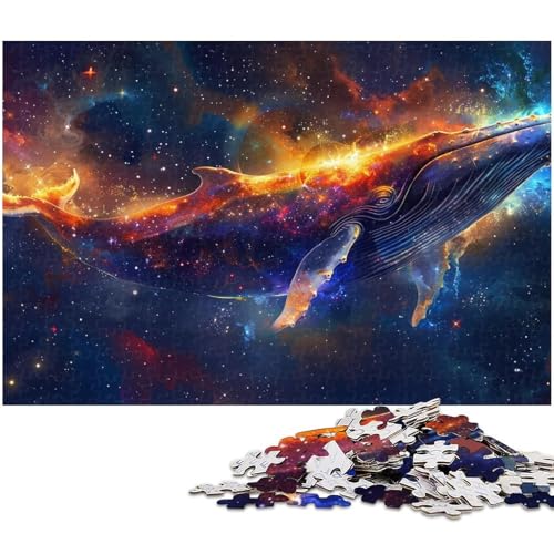 Puzzle für Erwachsene 1000 Teile Wal Puzzle EIN Kunstwerk für Teenager ab 14 Jahren (Größe 75 x 50 cm) von zouxangzz