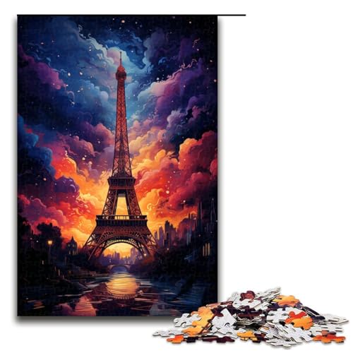 Puzzle für Erwachsene 1000 Teile bunter Eiffelturm Holzpuzzle für Kinder Lernspiel 75 x 50 cm Puzzle für Erwachsene 1000 Teile bunter Eiffelturm Holzpuzzle für Kinder Lernspiel 75 x 50 cm von zouxangzz