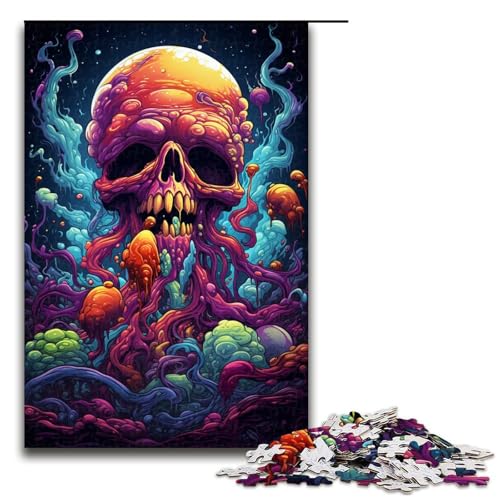 Puzzle für Erwachsene 1000 Teile bunter böser Oktopus Holzpuzzle für Kinder Lernspiel 75 x 50 cm Puzzle für Erwachsene 1000 Teile bunter böser Oktopus Holzpuzzle für Kinder Lernspiel 75 x 50 cm von zouxangzz