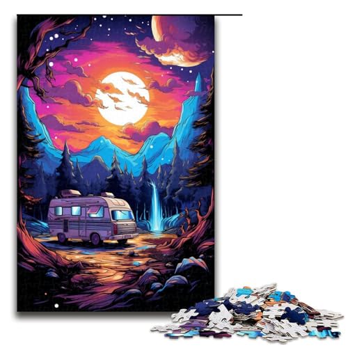 Puzzle für Erwachsene 1000 Teile buntes Auto bei Nacht Holzpuzzle 75 x 50 cm Puzzle für Erwachsene 1000 Teile buntes Auto bei Nacht Holzpuzzle 75 x 50 cm von zouxangzz
