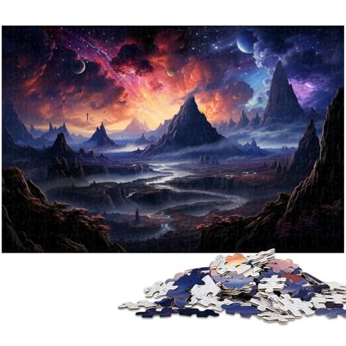Puzzle für Erwachsene 1000 Teile buntes Blumenkunst Puzzle für Erwachsene Holzspiele für die ganze Familie Weihnachts und Geburtstagsgeschenke 1000 Teile (75 x 50 cm) von zouxangzz