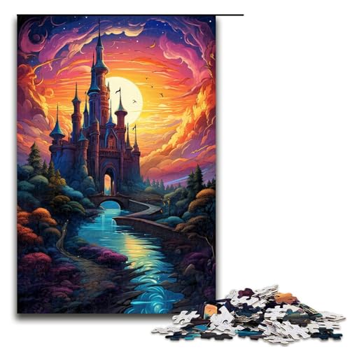 Puzzle für Erwachsene 1000 Teile buntes Fantasy Schloss Holzpuzzle für Kinder Lernspiel 75 x 50 cm Puzzle für Erwachsene 1000 Teile buntes Fantasy Schloss Holzpuzzle für Kinder Lernspiel 75 x 50 cm von zouxangzz