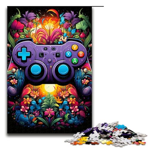 Puzzle für Erwachsene 1000 Teile buntes Gamepad Familien Holzpuzzle Lernspiel Herausforderungsspielzeug 75 x 50 cm Puzzle für Erwachsene 1000 Teile buntes Gamepad Familien Holzpuzzle Lernspiel Herausforderungsspielzeug 75 x 50 cm von zouxangzz