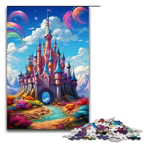 Puzzle für Erwachsene 1000 Teile buntes psychedelisches Süßigkeitenschloss Holzpuzzle für Kinder Lernspiel 75 x 50 cm Puzzle für Erwachsene 1000 Teile buntes psychedelisches Süßigkeitenschloss Holzpuzzle für Kinder Lernspiel 75 x 50 cm von zouxangzz