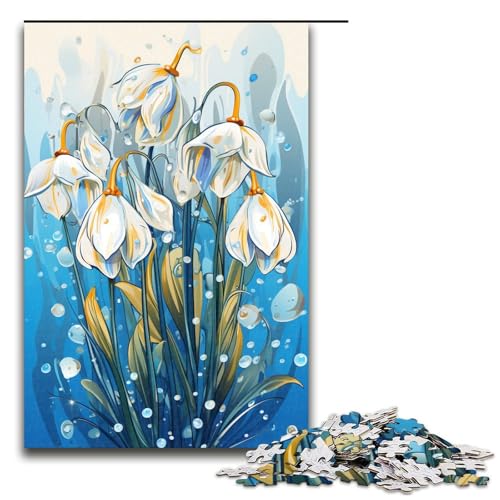 Puzzle für Erwachsene 1000 Teile buntes psychedelisches blaues Schneeglöckchen Holzpuzzle für Kinder Lernspiel 75 x 50 cm Puzzle für Erwachsene 1000 Teile buntes psychedelisches blaues Schneeglöckchen Holzpuzzle für Kinder Lernspiel 75 x 50 cm von zouxangzz