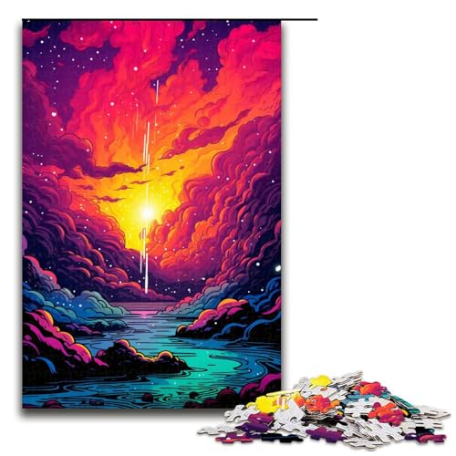 Puzzle für Erwachsene 1000 Teile farbenfrohe Fantasielandschaft Lernspiele für Zuhause DIY Spielzeug tolles Geschenk für Spiele 75 x 50 cm Puzzle für Erwachsene 1000 Teile farbenfrohe Fantasielandschaft Lernspiele für Zuhause DIY Spielzeug tolles Geschenk für Spiele 75 x 50 cm von zouxangzz