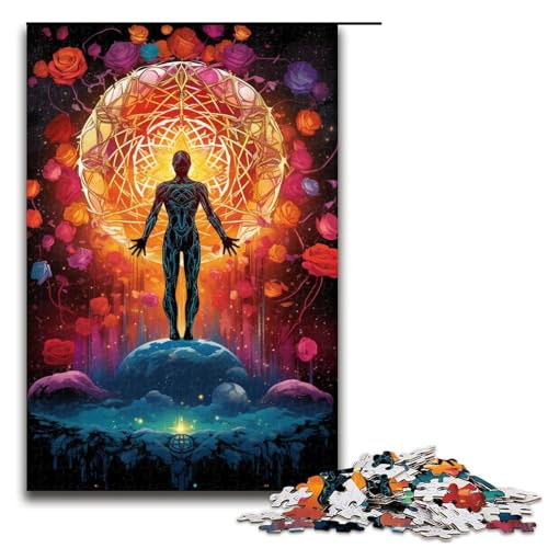 Puzzle für Erwachsene 1000 Teile farbenfrohe Fantasy Kunst Holzpuzzle 75 x 50 cm Puzzle für Erwachsene 1000 Teile farbenfrohe Fantasy Kunst Holzpuzzle 75 x 50 cm von zouxangzz