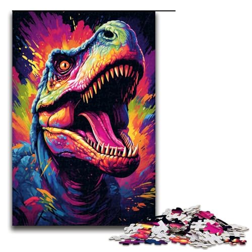 Puzzle für Erwachsene 1000 Teile farbenfrohe Psychedelia der Dinosaurier Geburtstagsgeschenk Geschenke für Teenager ab 12 Jahren 75 x 50 cm Puzzle für Erwachsene 1000 Teile farbenfrohe Psychedelia der Dinosaurier Geburtstagsgeschenk Geschenke für Teenager ab 12 Jahren 75 x 50 cm von zouxangzz