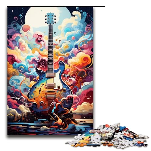Puzzle für Erwachsene 1000 Teile farbenfrohe Psychedelia der Gitarrenseelenfamilie Holzpuzzle Lernspiel Herausforderungsspielzeug 75 x 50 cm Puzzle für Erwachsene 1000 Teile farbenfrohe Psychedelia der Gitarrenseelenfamilie Holzpuzzle Lernspiel Herausforderungsspielzeug 75 x 50 cm von zouxangzz
