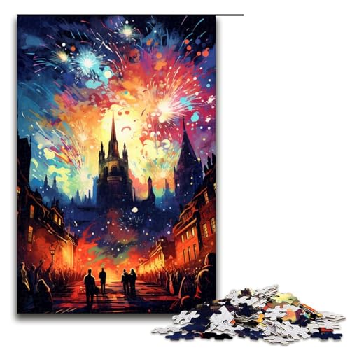 Puzzle für Erwachsene 1000 Teile farbenfrohe Psychedelia in Edinburgh Puzzlespiel Spielzeug lustig 75 x 50 cm Puzzle für Erwachsene 1000 Teile farbenfrohe Psychedelia in Edinburgh Puzzlespiel Spielzeug lustig 75 x 50 cm von zouxangzz