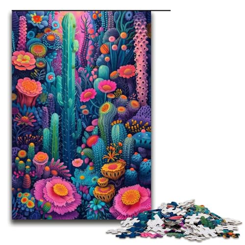 Puzzle für Erwachsene 1000 Teile farbenfrohe Psychedelia in einem tropischen Paradies Holzpuzzle Lernspiel Herausforderungsspielzeug 75 x 50 cm Puzzle für Erwachsene 1000 Teile farbenfrohe Psychedelia in einem tropischen Paradies Holzpuzzle Lernspiel Herausforderungsspielzeug 75 x 50 cm von zouxangzz