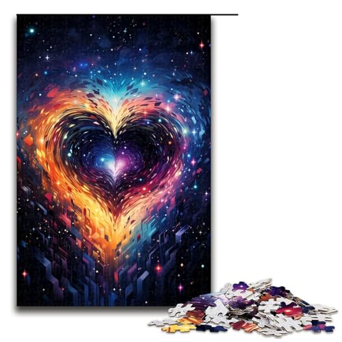 Puzzle für Erwachsene 1000 Teile farbenfrohe Psychedelia of Cosmic Love Familien Holzpuzzle Lernspiel Herausforderungsspielzeug 75 x 50 cm Puzzle für Erwachsene 1000 Teile farbenfrohe Psychedelia of Cosmic Love Familien Holzpuzzle Lernspiel Herausforderungsspielzeug 75 x 50 cm von zouxangzz