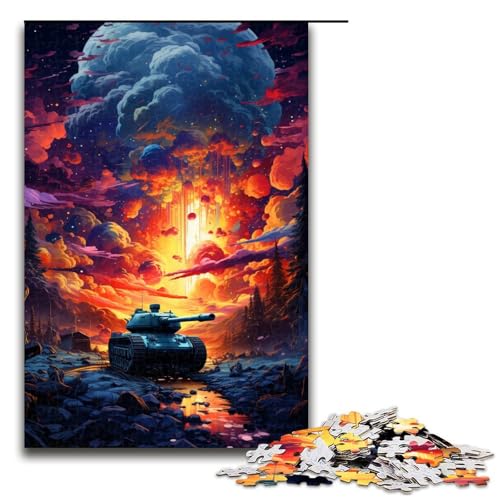 Puzzle für Erwachsene 1000 Teile farbenfrohe Psychedelia of Galactic Tanks Puzzlespiel lustiges Spielzeug 75 x 50 cm Puzzle für Erwachsene 1000 Teile farbenfrohe Psychedelia of Galactic Tanks Puzzlespiel lustiges Spielzeug 75 x 50 cm von zouxangzz