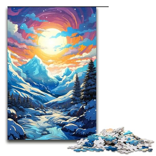 Puzzle für Erwachsene 1000 Teile farbenfrohe psychedelische Schönheitslandschaft Puzzlespiel lustiges Spielzeug 75 x 50 cm Puzzle für Erwachsene 1000 Teile farbenfrohe psychedelische Schönheitslandschaft Puzzlespiel lustiges Spielzeug 75 x 50 cm von zouxangzz