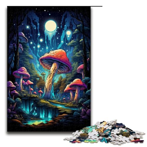 Puzzle für Erwachsene 1000 Teile farbenfrohe psychedelische kosmische Pilze Geburtstagsgeschenk Geschenke für Teenager ab 14 Jahren 75 x 50 cm Puzzle für Erwachsene 1000 Teile farbenfrohe psychedelische kosmische Pilze Geburtstagsgeschenk Geschenke für Teenager ab 14 Jahren 75 x 50 cm von zouxangzz