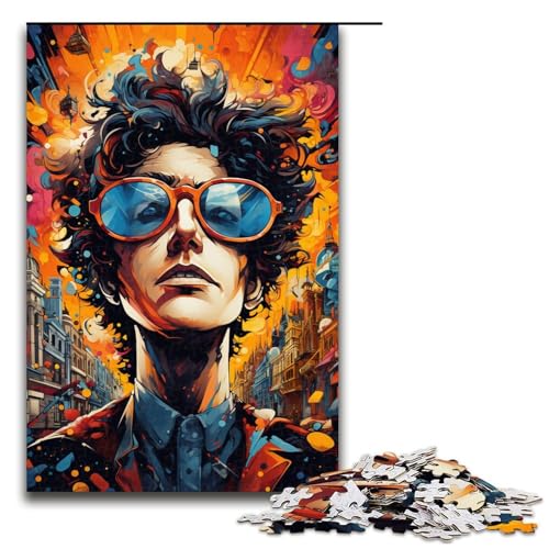 Puzzle für Erwachsene 1000 Teile farbenfrohes Fantasy Mode Jungen Puzzle Lernspiele für Zuhause DIY Spielzeug tolles Geschenk für Spiele 75 x 50 cm von zouxangzz