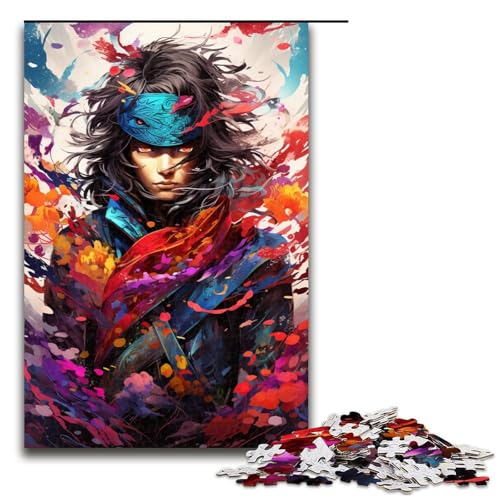 Puzzle für Erwachsene 1000 Teile farbenfrohes Japanisches Ninja Muster zum Zusammenbauen hilft dem Gehirn süchtig machendes Spielzeug zur Förderung der Geduld 75 x 50 cm Puzzle für Erwachsene 1000 Teile farbenfrohes Japanisches Ninja Muster zum Zusammenbauen hilft dem Gehirn süchtig machendes Spielzeug zur Förderung der Geduld 75 x 50 cm von zouxangzz
