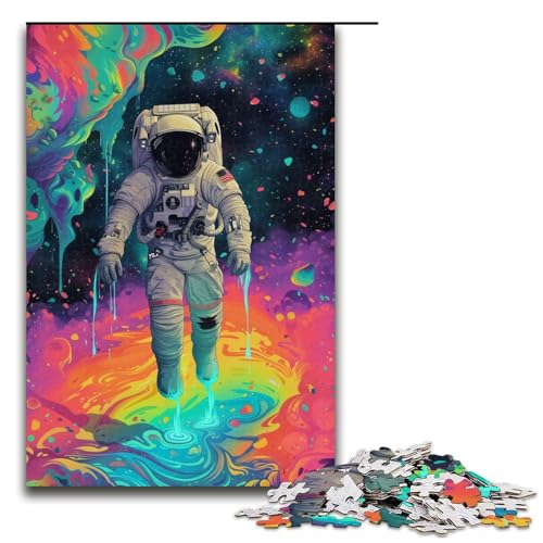 Puzzle für Erwachsene 1000 Teile farbenfrohes psychedelisches Astronauten Holzpuzzle 75 x 50 cm Puzzle für Erwachsene 1000 Teile farbenfrohes psychedelisches Astronauten Holzpuzzle 75 x 50 cm von zouxangzz