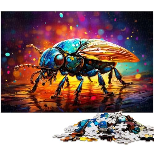 Puzzle für Erwachsene 1000 Teile farbenfrohes psychedelisches Schädlingspuzzle EIN Kunstwerk für Teenager ab 14 Jahren 1000 Teile (75 x 50 cm) von zouxangzz