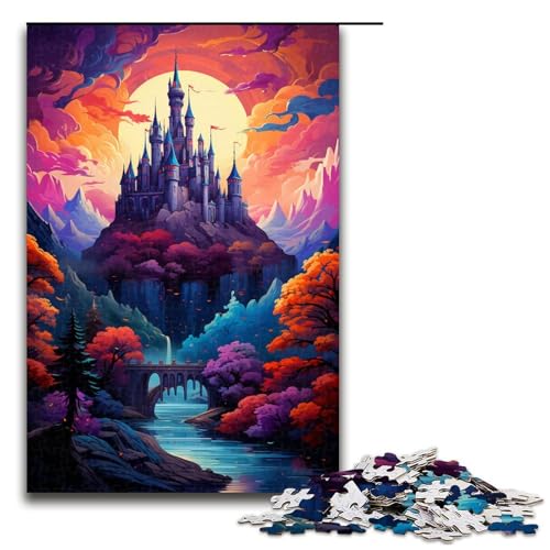 Puzzle für Erwachsene 1000 Teile farbenfrohes psychedelisches Schloss Puzzle Geburtstagsgeschenk Geschenke für Teenager ab 14 Jahren 75 x 50 cm Puzzle für Erwachsene 1000 Teile farbenfrohes psychedelisches Schloss Puzzle Geburtstagsgeschenk Geschenke für Teenager ab 14 Jahren 75 x 50 cm von zouxangzz