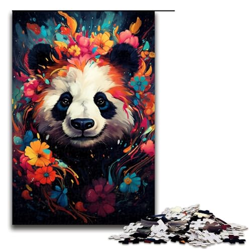 Puzzle für Erwachsene 1000 Teile farbenfrohes psychedelisches Tier Panda Muster zum Zusammenbauen hilft dem Gehirn süchtig machendes Spielzeug zur Förderung der Geduld 75 x 50 cm Puzzle für Erwachsene 1000 Teile farbenfrohes psychedelisches Tier Panda Muster zum Zusammenbauen hilft dem Gehirn süchtig machendes Spielzeug zur Förderung der Geduld 75 x 50 cm von zouxangzz