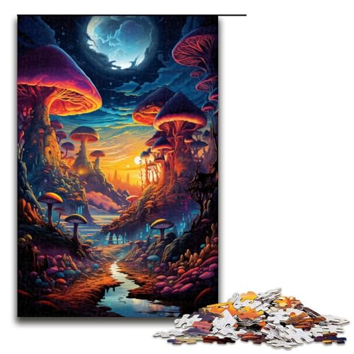 Puzzle für Erwachsene 1000 Teile farbenfrohes psychedelisches Traumland Familien Holzpuzzle Lernspiel Herausforderungsspielzeug 75 x 50 cm Puzzle für Erwachsene 1000 Teile farbenfrohes psychedelisches Traumland Familien Holzpuzzle Lernspiel Herausforderungsspielzeug 75 x 50 cm von zouxangzz