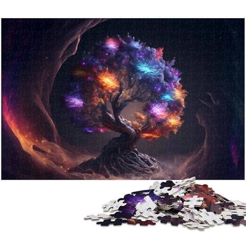 Puzzle für Erwachsene 1000 Teile magischer Baum EIN Kunstwerk für Teenager ab 14 Jahren 1000 Teile (75 x 50 cm) von zouxangzz