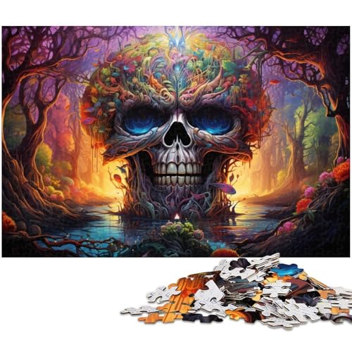 Puzzle für Erwachsene 1000 Teile psychedelisches farbiges Monster Puzzle EIN Kunstwerk für Teenager ab 14 Jahren 1000 Teile (75 x 50 cm) von zouxangzz