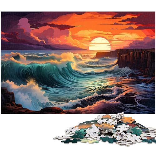 Puzzle für Erwachsene 1000 Teile schöne und wundervolle Weltlandschaft Puzzle für Erwachsene Holzspiele für die ganze Familie Weihnachts und Geburtstagsgeschenke 1000 Teile (75 x 50 cm) von zouxangzz