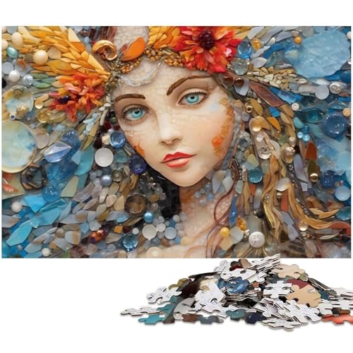 Puzzle für Erwachsene 1000 Teile skurriles Mosaik Puzzle EIN Kunstwerk für Teenager ab 14 Jahren (Größe 75 x 50 cm) von zouxangzz