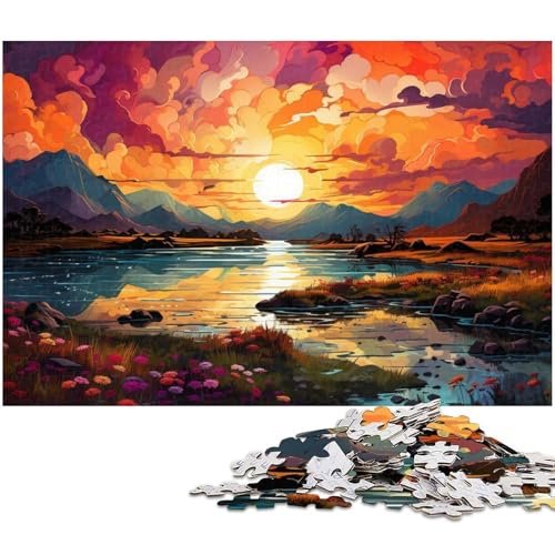 Puzzle für Erwachsene 1000 Teile wunderschöne Landschaft EIN Kunstwerk für Teenager ab 14 Jahren 1000 Teile (38 x 26 cm) von zouxangzz