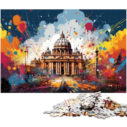 Puzzle für Erwachsene 1000 Teile wunderschöne Landschaft Puzzle für Erwachsene Holzpuzzle Heimdekoration 1000 Teile (75 x 50 cm) von zouxangzz
