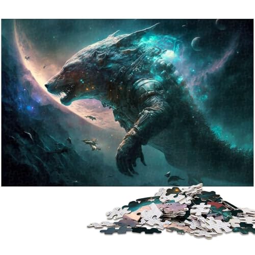 Puzzle für Erwachsene 1000 teiliges Himmlisches Tiger Puzzle für Erwachsene Holzspiele für die ganze Familie Weihnachts und Geburtstagsgeschenke (Größe 75 x 50 cm) von zouxangzz